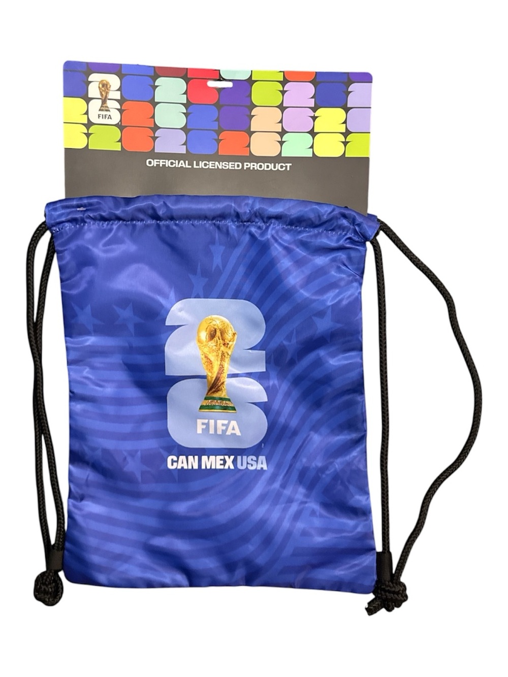NEW! FIFA World Cup 2026 USA Design Drawstring Backpack Official Licensed